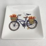 PLATO CON DIBUJO DE BICICLETA